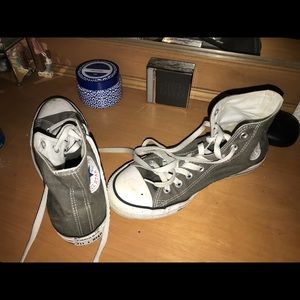 Grey Hightop Converse